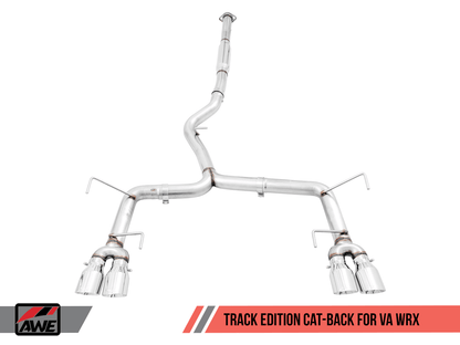 AWE Track Edition Cat - Back Exhaust (11 - 21 WRX/STi) - AWE Tuning