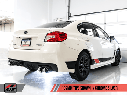 AWE Track Edition Cat - Back Exhaust (11 - 21 WRX/STi) - AWE Tuning