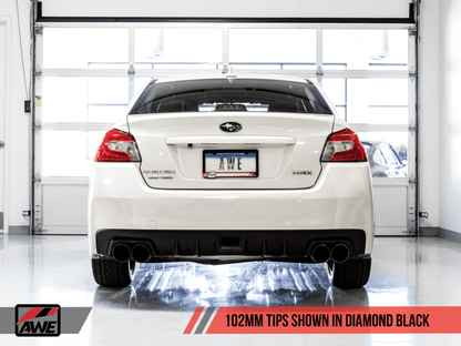 AWE Track Edition Cat - Back Exhaust (11 - 21 WRX/STi) - AWE Tuning