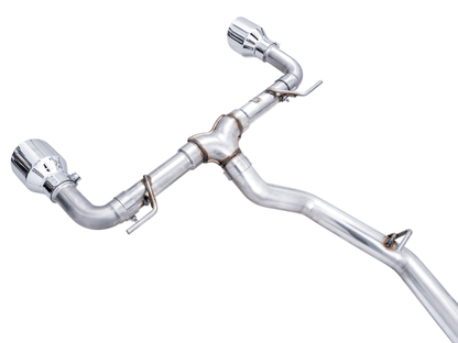 AWE Track Edition Cat - Back Exhaust - Chrome Silver Tips (BRZ/GR86/FRS/86) - AWE Tuning