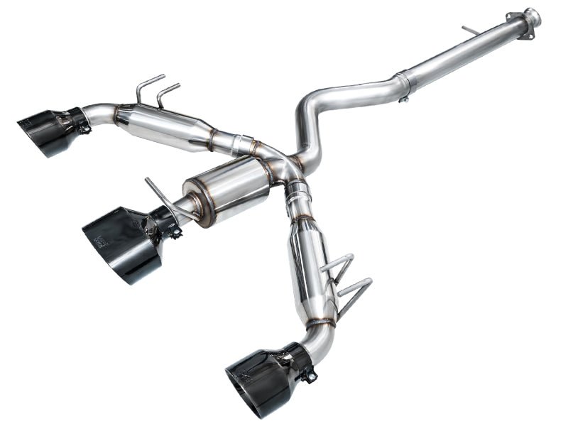 AWE Tuning 2023+ Toyota GR Corolla Track Edition Exhaust - Diamond Black Tips - AWE Tuning