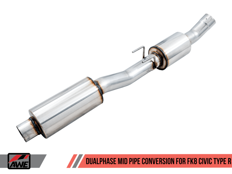 AWE Tuning Dual - Phase Mid Pipe (17+ Civic Type R) - AWE Tuning