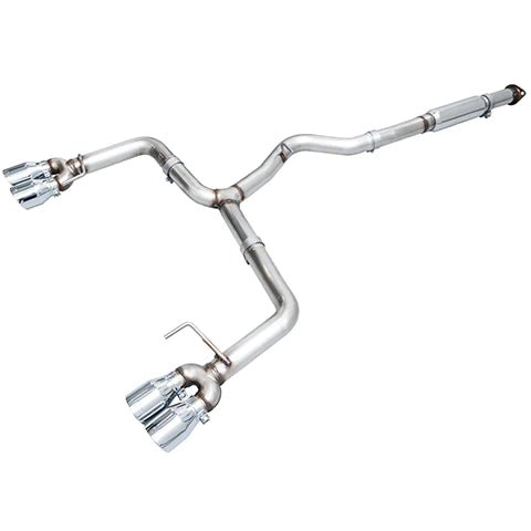 AWE Tuning Track Edition Exhaust - Chrome Silver Tips (22+ VB Subaru WRX) - AWE Tuning