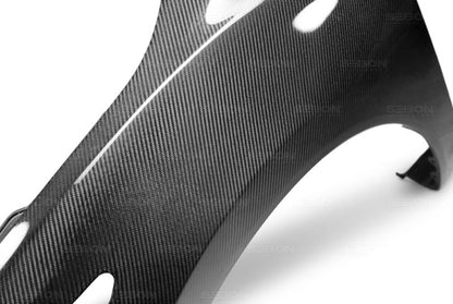 Seibon OE - Style Carbon Fiber Fenders (14 - 15 Honda Civic 2 Door) - Seibon