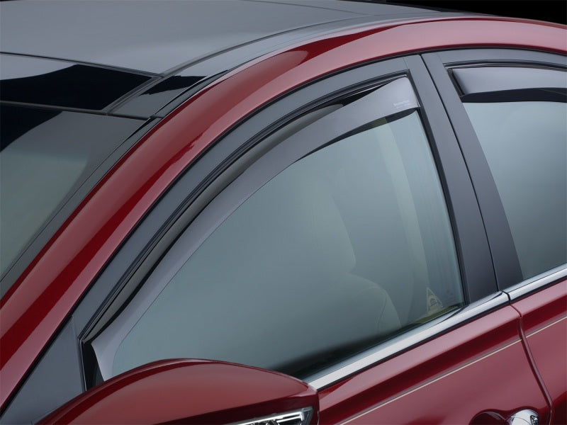 WeatherTech Front Side Window Deflectors - Dark Smoke (04+ Mazda RX-8)