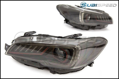 Subispeed V2 Redline Sequential LED Headlights (15-18 WRX/15-17 STi)