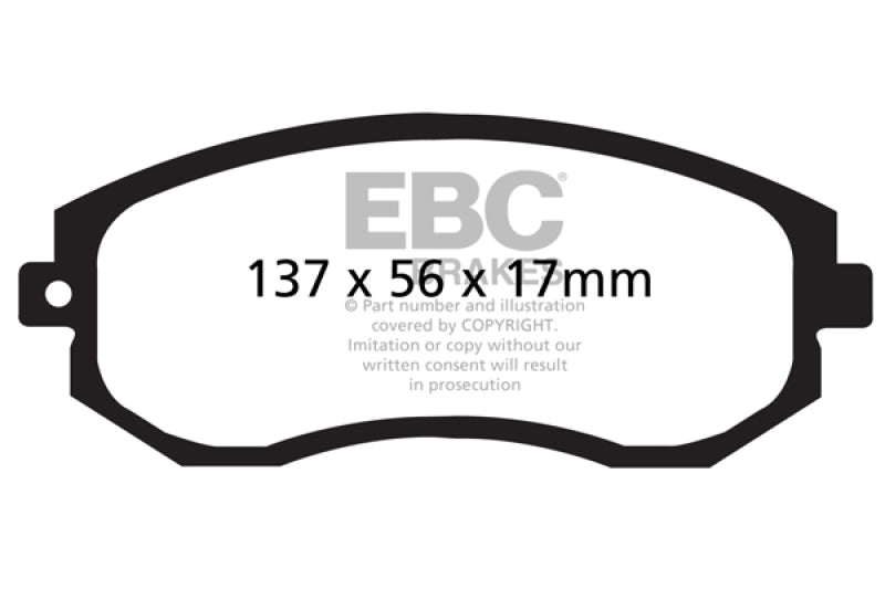 Pastillas de freno delanteras EBC Ultimax2 (múltiples aplicaciones)
