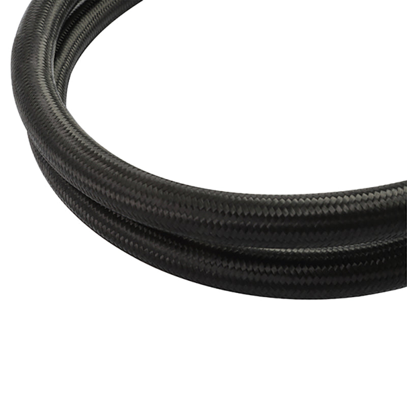 Mishimoto 15Ft Stainless Steel Braided Hose w/ -4AN Fittings - Black