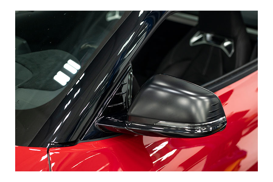 OLM Gloss Black Wind Buffeting Deflectors (MK5 Supra)