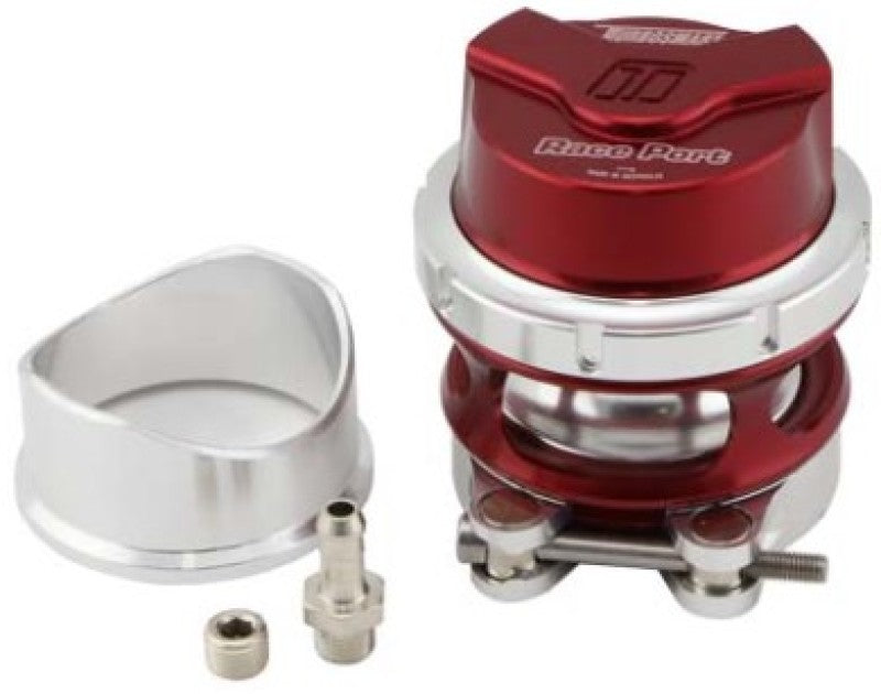 Turbosmart BOV Race Port Hembra Gen-V Rojo - Sin brida de soldadura