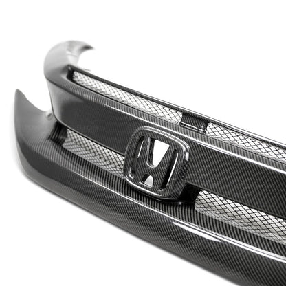 Seibon OEM-Style Carbon Fiber Front Grill (16-21 Honda Civic)