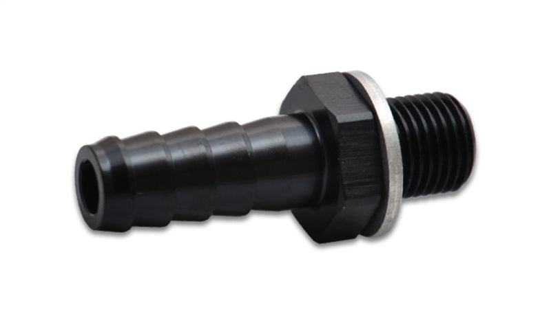 Vibrante macho de 10 mm x 1,0 métrico a conector de púas de 5/16 pulg.