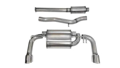 Corsa Polished Sport Dual Rear Cat - Back Exhaust (Evo X) - CORSA Performance