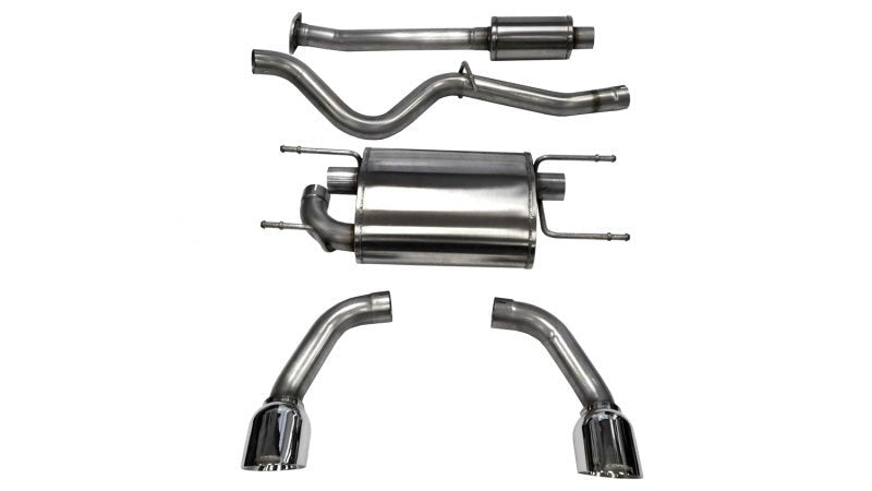 Corsa Polished Sport Cat - Back Exhaust (13 - 21 FRS/BRZ) - CORSA Performance