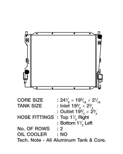 CSF Radiator (05 - 14 Ford Mustang) - CSF