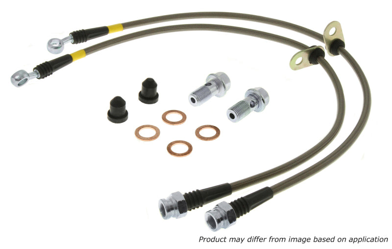 Stoptech Rear Stainless Steel Brake Lines (89-98 Nissan 240SX)