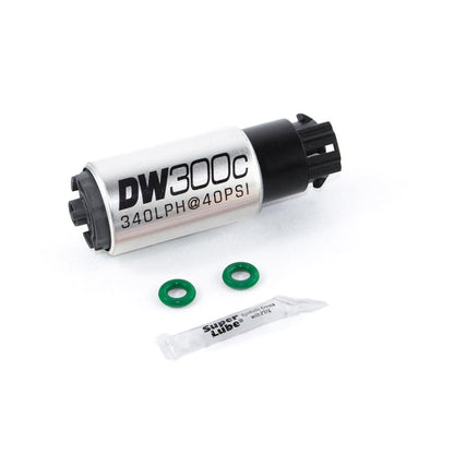 Bomba de combustible compacta Deatschwerks DW300C serie 340LPH (8-21 GT-R)