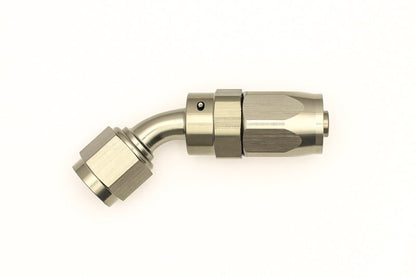 DeatschWerks 6AN Female Swivel 45 - Degree Hose End CPE - DeatschWerks