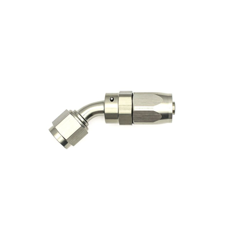 DeatschWerks 6AN Female Swivel 45 - Degree Hose End CPE - DeatschWerks