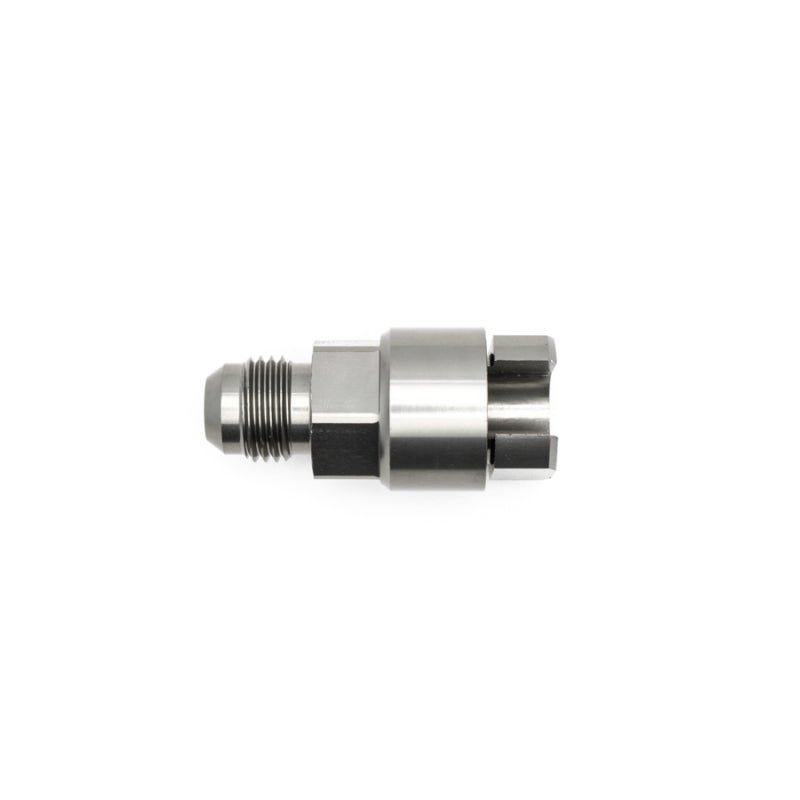 DeatschWerks 6AN Male 3/8in Female EFI Quick Connect Adapter - DeatschWerks