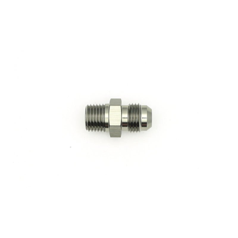 DeatschWerks 6AN Male Flare To 1/4in. Male NPT Adapter - DeatschWerks