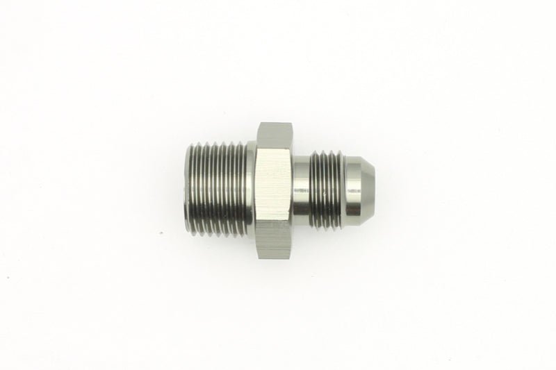 DeatschWerks 6AN Male Flare To 3/8in. Male NPT Adapter - DeatschWerks