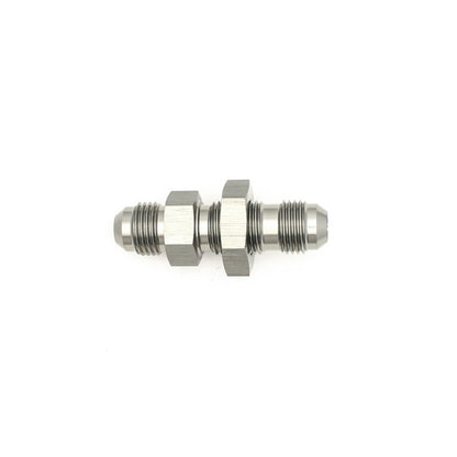 DeatschWerks 6AN Male Flare To 6AN Male Flare Bulkhead Adapter (Incl. Nut) - DeatschWerks