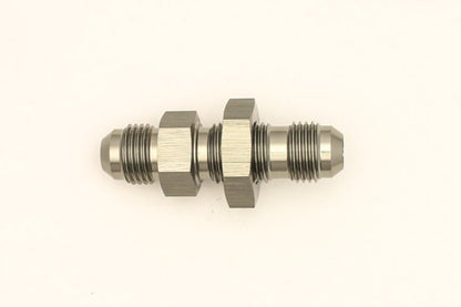 DeatschWerks 6AN Male Flare To 6AN Male Flare Bulkhead Adapter (Incl. Nut) - DeatschWerks