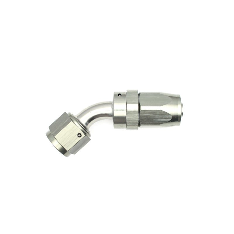 DeatschWerks 8AN Female Swivel 45 - Degree Hose End CPE - DeatschWerks