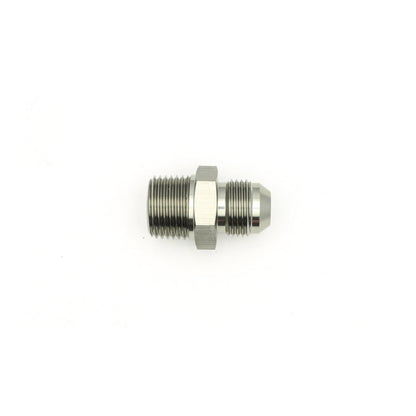 DeatschWerks 8AN Male Flare To 1/2in. Male NPT Adapter - DeatschWerks