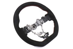 OLM Racer Alcantara Steering Wheel (15+ WRX/STI) - OLM