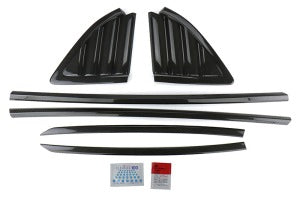 OLM LE Cubiertas para molduras de puertas y ventanas de fibra de carbono secas, 6 piezas (MK5 Supra)