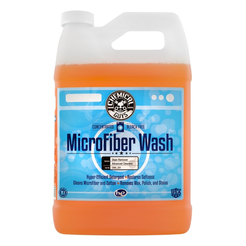 Detergente concentrado de limpieza para lavado de microfibra Chemical Guys - 1 galón (P4)