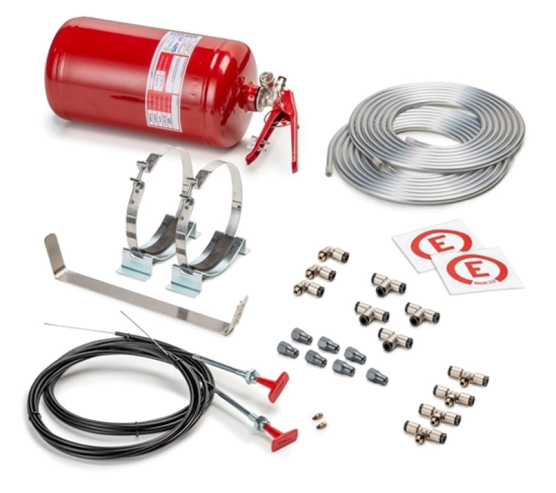 Sparco 4.25 Liter Electric or Mechanical Steel Extinguisher System