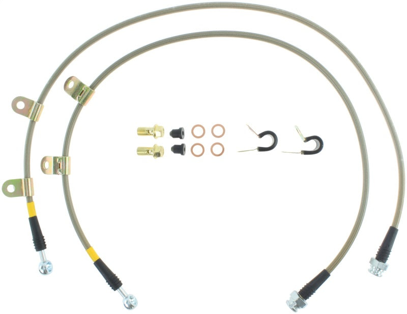 StopTech Front Stainless Steel Brake Lines (Infiniti G35/G37/Nissan 370Z)