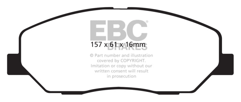Pastillas de freno delanteras EBC Ultimax2 (08-10 Hyundai Genesis 3.8)