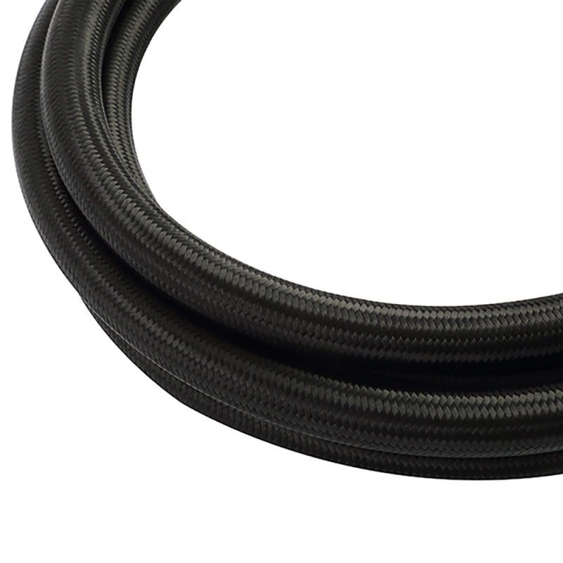Mishimoto 6Ft Stainless Steel Braided Hose w/ -4AN Fittings - Black