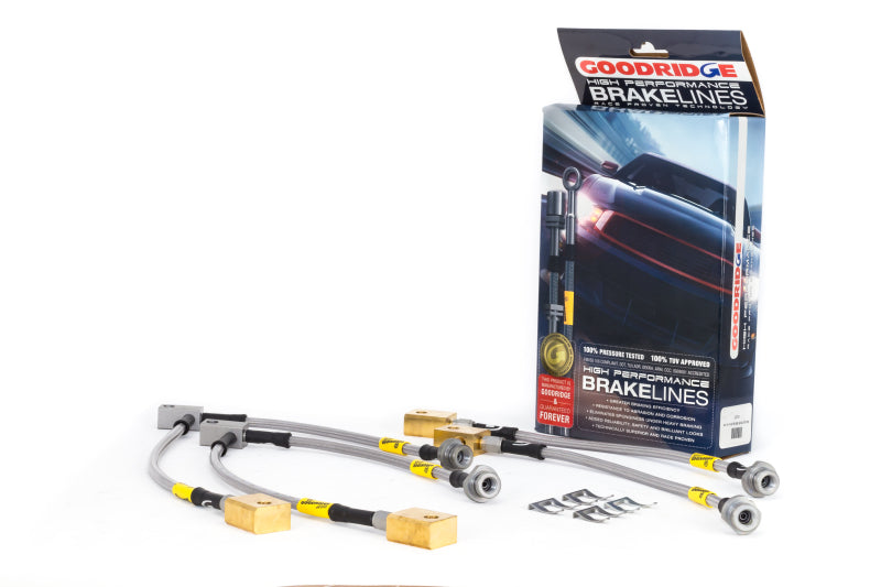 Goodridge Stainless Steel Brake Line Kit (10-14 R35 GT-R)