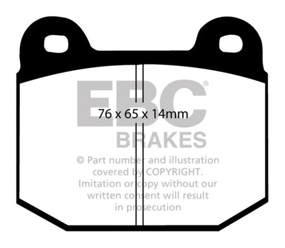 EBC Blue Stuff NDX Rear Brake Pads (Evo 8/9) - EBC