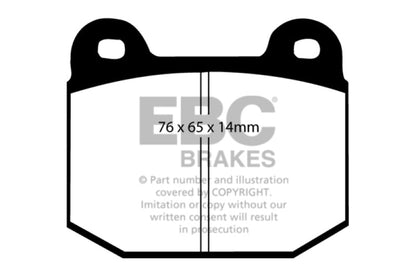 EBC Bluestuff Rear Brake Pads (Multiple Applications) - EBC