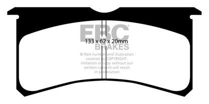 EBC Brakes Yellowstuff Performance Brake Pads (MK4 Supra) - EBC