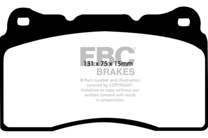 EBC Greenstuff Front Brake Pads (Multiple Applications) - EBC