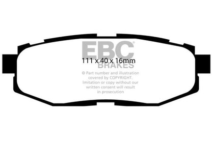 EBC Greenstuff Rear Brake Pads (Multiple Applications) - EBC