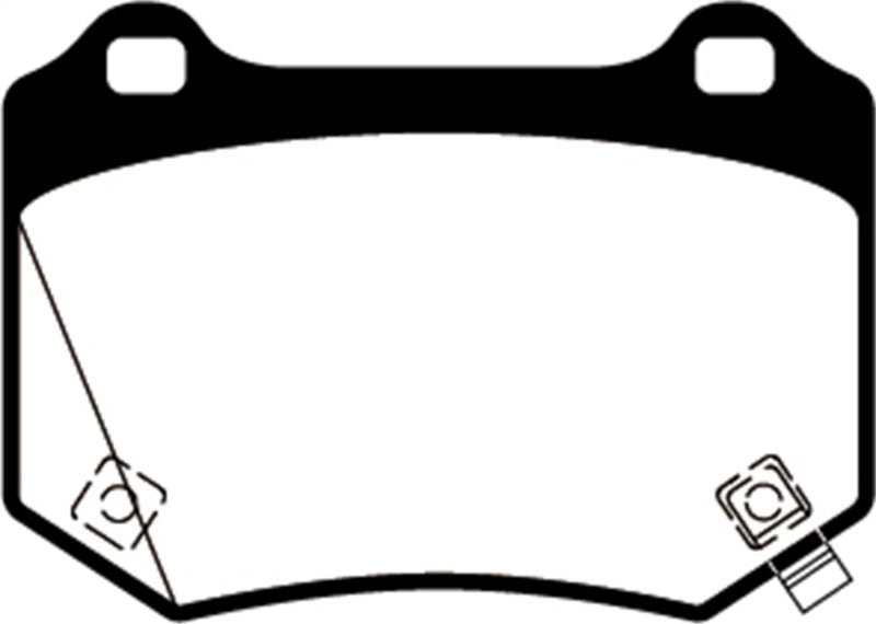 EBC Redstuff Rear Brake Pads (WRX/STi) - EBC