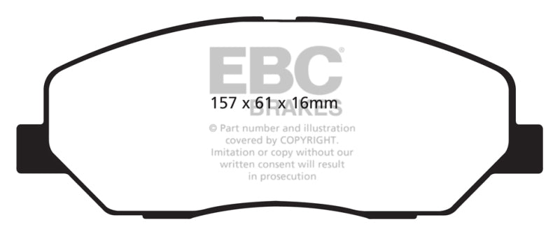 EBC Ultimax2 Front Brake Pads (08 - 10 Hyundai Genesis 3.8) - EBC