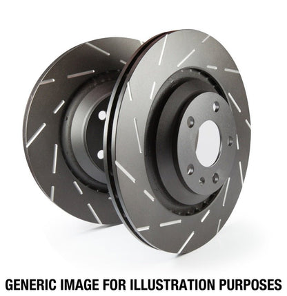 EBC USR Slotted Front Rotors (Multiple Applications) - EBC