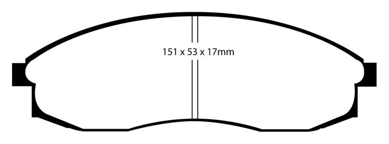 EBC Yellowstuff Front Brake Pads (Nissan Skyline R33 GTS) - EBC