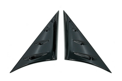 OLM Gloss Black Wind Buffeting Deflectors (MK5 Supra) - OLM