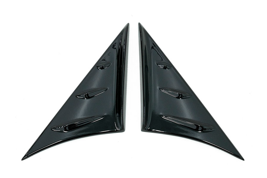 OLM Gloss Black Wind Buffeting Deflectors (MK5 Supra)