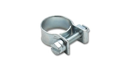 Fuel Injector Style Mini Hose Clamps, 16-18mm clamping range (Pack of 10)  Zinc Plated Mild Steel